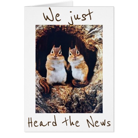 *40* NOT BAD...BE *CHIPPER* SAYS CHIPMUNKS CARDS (Front)