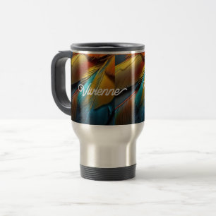 40 oz Cup with handle, Stainless Steel Cup, Person