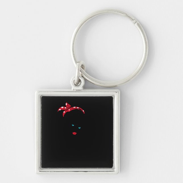 40.Psychiatric Nurse Psychiatric Nurse Rosie The R Keychain (Front)