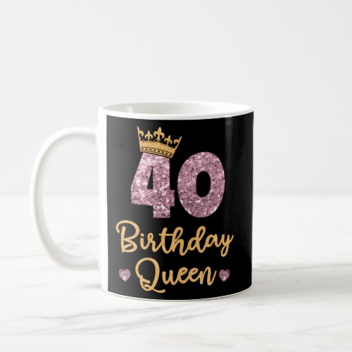 40 Queen 40 Years Coffee Mug