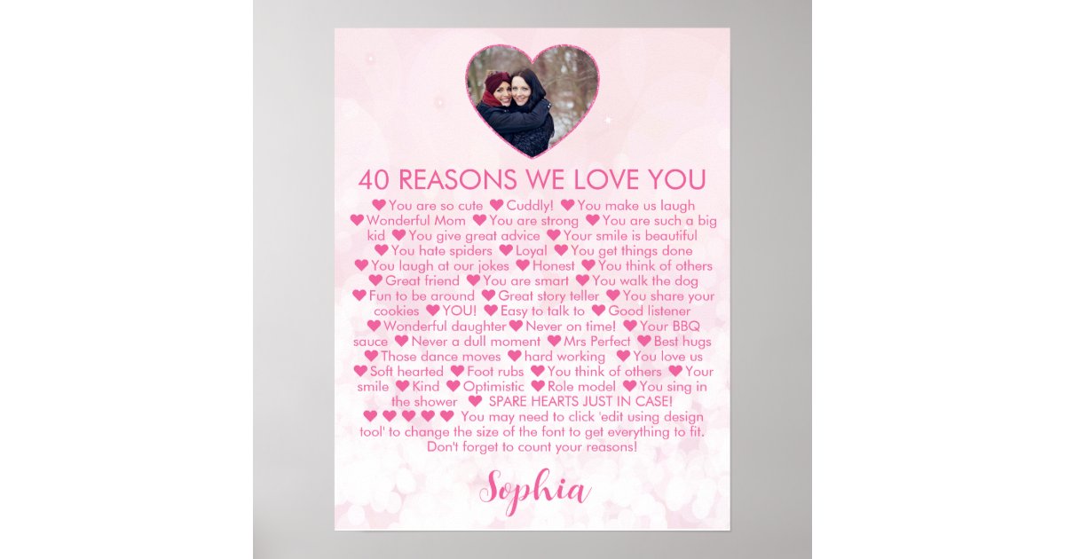 40 Reasons Why I Love You