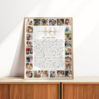 40 Reasons We Love You Photo Collage Keepsake Gift