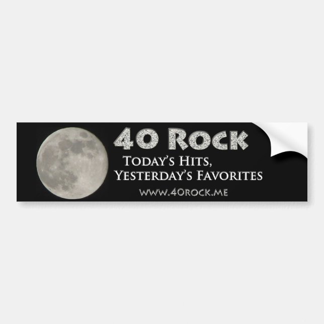 40 Rock Radio Bumpersticker Bumper Sticker (Front)