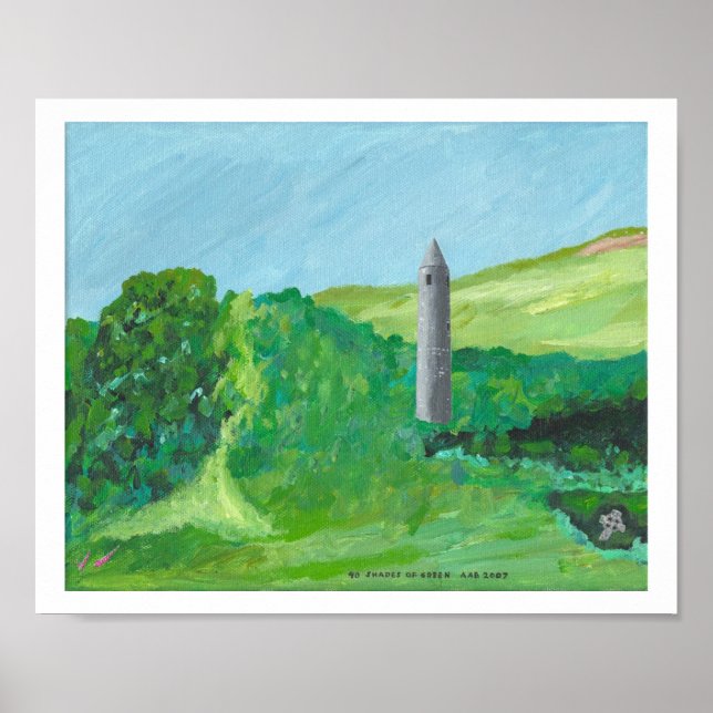 40 shades of green poster (Front)