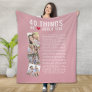 40 Things We Love About You | 40th Birthday   Fleece Blanket