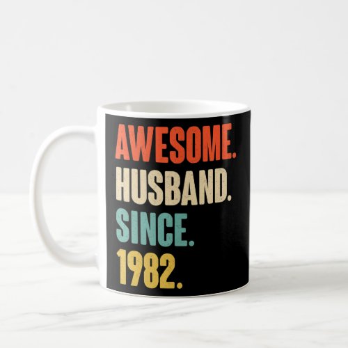 40 Wedding Aniversary Gift Him  Awesome Husband Si Coffee Mug