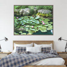 40"x32" Lily Pond