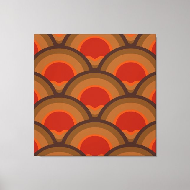 40"x40" XL Super Mod Retro aesthetic art print (Front)