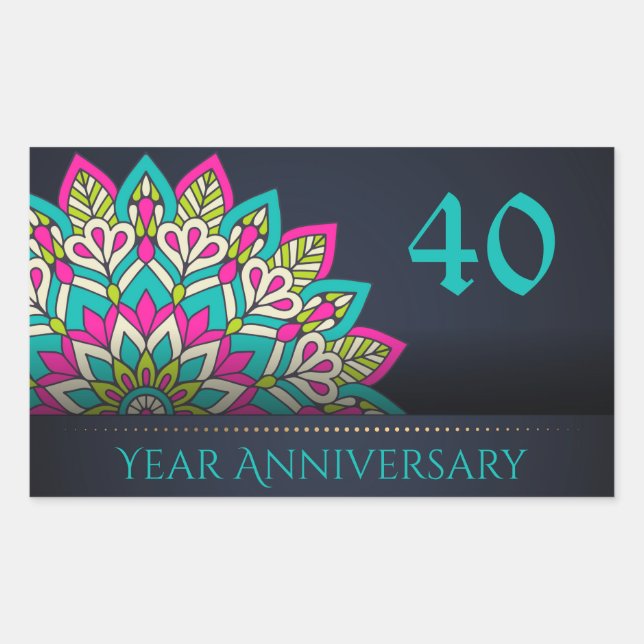 40 Year Anniversary Envelope Seal (Front)