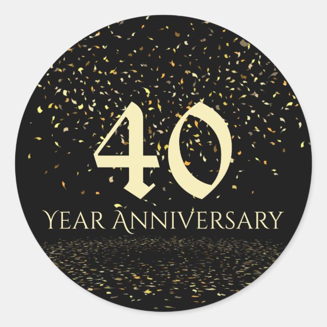 40 Year Anniversary Envelope Seal (Front)