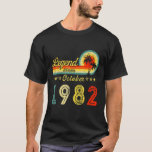 40 Year Old  Awesome Since October 1982 40th Birth T-Shirt