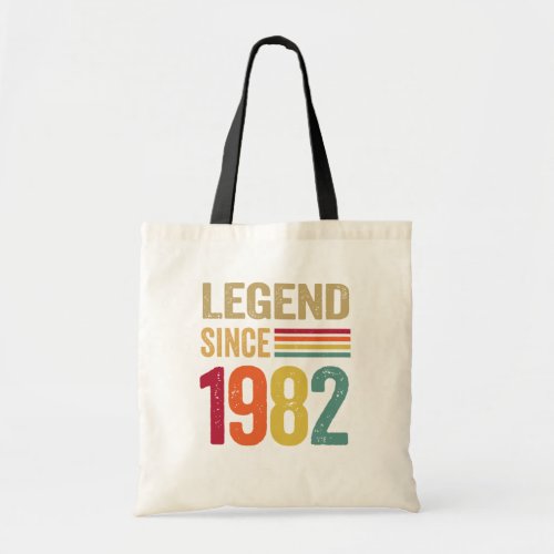 40 Year Old Gifts Legend since 1982 _ 40th B_Day Tote Bag