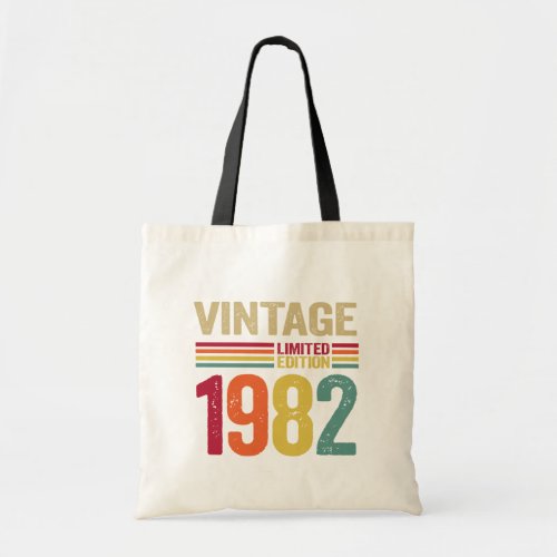 40 Year Old Gifts Vintage 1982_ 40th Birthday gift Tote Bag