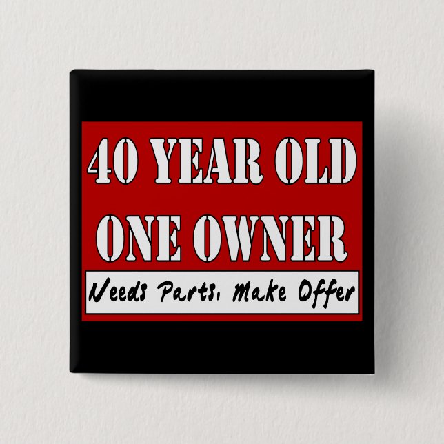 40 Year Old, One Owner - Needs Parts, Make Offer Button (Front)