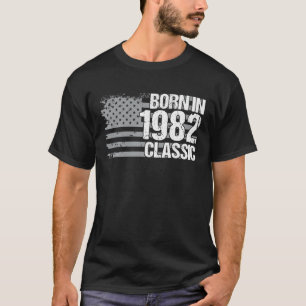 40 Year Old US Flag Vintage Classic 1982 40th T-Shirt