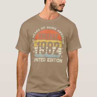40 Year Old Vintage 1982 Limited Edition Gifts 40t T-Shirt