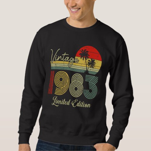 40 Year Old Vintage 1983 40th Birthday 1 Sweatshirt