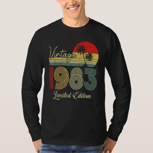 40 Year Old Vintage 1983 40th Birthday 1 T_Shirt