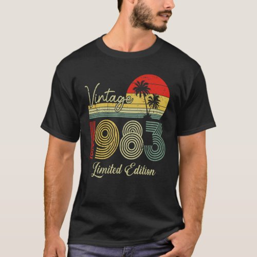 40 Year Old Vintage 1983 40th Birthday 1 T_Shirt