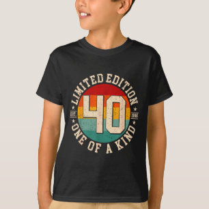 40 year old vintage 1986 limited edition 40th T-Shirt