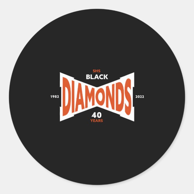 40 Year Reunion Class Of 1982 Classic Round Sticker (Front)