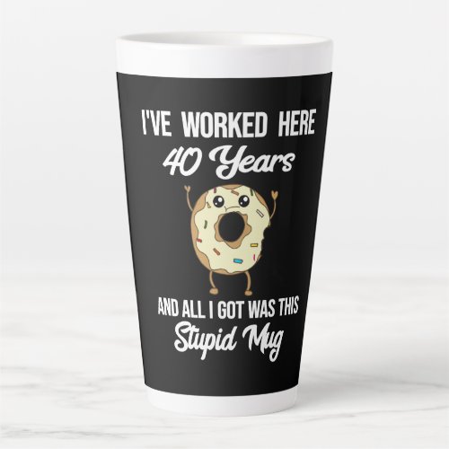 40 Year Work Anniversary Appreciation Gift Mug