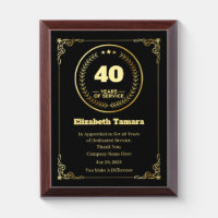 40 Year Work Anniversary | Employee Appreciation