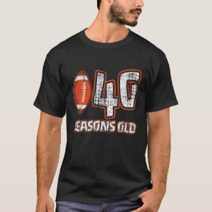 40 Years 40Th Football Seasons Old Funny Football T-Shirt