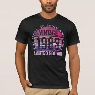 40 years of being awesome limited Edition Vintage T-Shirt