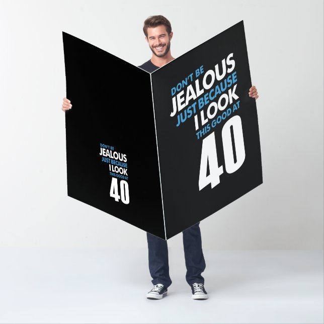 40 Years Old Birthday Gift Card (In Situ)