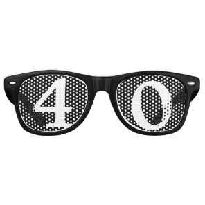 40 Years Old Birthday Party Sunglasses