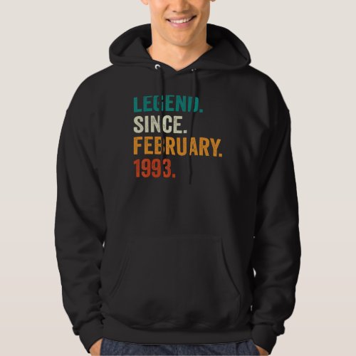 40 Years Old Gifts Legend Since February 1983 40th Hoodie
