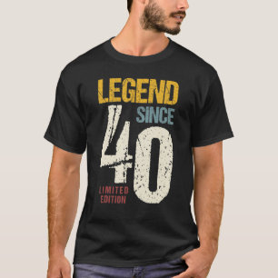 40 Years Old Vintage 1982 40th Birthday Decoration T-Shirt
