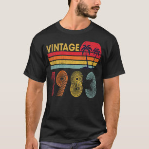 40 Years Old Vintage 1983 40th Birthday 24 T-Shirt