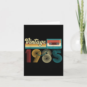 40 Years Old Vintage 1985 Cette Tape 40th Birthday Card