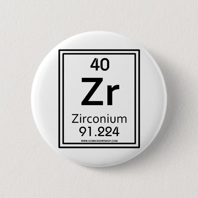 40 Zirconium Button (Front)