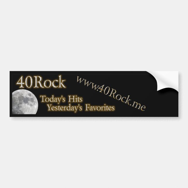 40Rock Radio Bumper Sticker (Front)