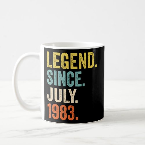 40Th 40 Legend Since July 1983 Coffee Mug