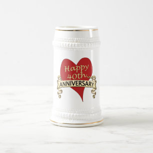 40th. Anniversary Beer Stein