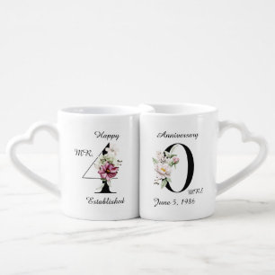 40th Anniversary Coffee Mug Set