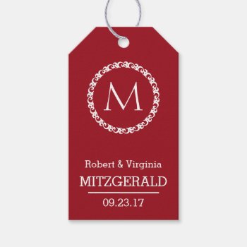 40th Anniversary Guest Favor Gift Tags by hungaricanprincess at Zazzle