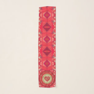40th Anniversary Ruby  Scarf