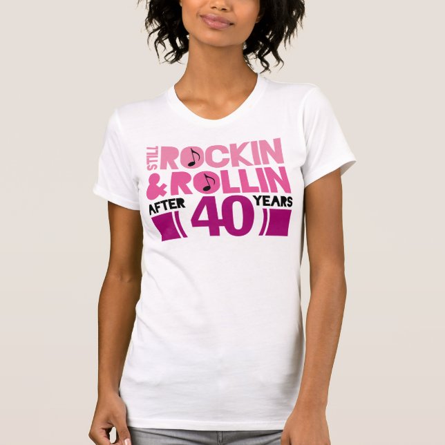 40th Anniversary Wedding Gift T-Shirt (Front)