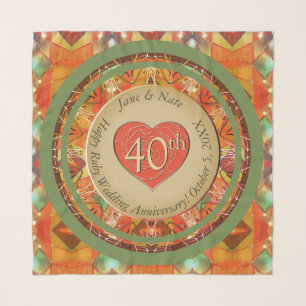 40th/Any Anniversary  Scarf