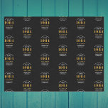 40th Birthday 1984 Black Gold Chic Elegant Tissue Paper<br><div class="desc">40th Birthday Chic 1984 Themed Black & Gold Elegant Tissue Paper. Celebrate the journey of the vintage years with our 40th Birthday 1984 Black and Gold Chic Elegant Tissue Paper. Wrapped in class and elegance, this high-quality tissue paper offers a fully personalized touch, reflecting the chic vibes of the birthday....</div>