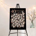 40th Birthday 40 Reasons We Love You Custom Foam Board<br><div class="desc">A wonderful 40th birthday gift foam board poster. This fabulous '40 reasons we love you' design contains 40 hearts for you to fill with 40 short messages of love. Perfect for a special 40th birthday gift from the family - it makes a wonderful gift for daughters, sisters and best friends...</div>