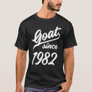 40th Birthday 40 Years Old Goat Since 1982 T-Shirt