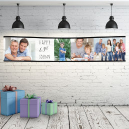 40th Birthday 4 Photo Strip Personalized Banner