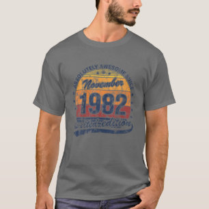 40Th Birthday Absolutely Awesome Vintage November T-Shirt