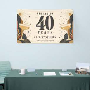 40th Birthday Banner